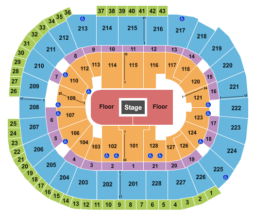 SAP Center Billie Eilish Seating Chart